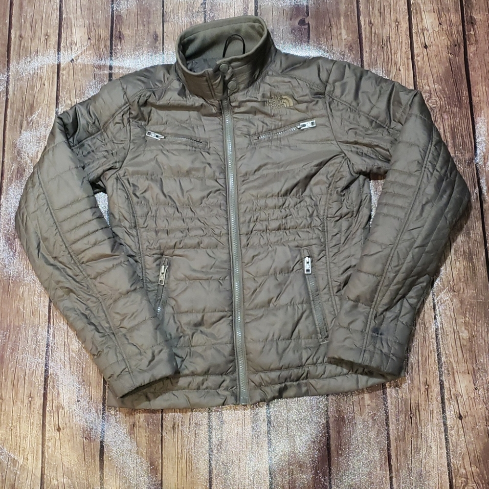 Woman's xs dark green North Face jacket